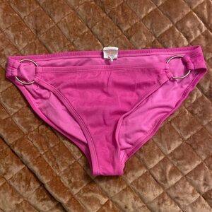 Hot pink bikini bottoms